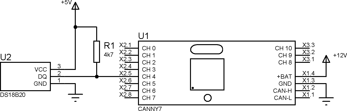 Sensor connection circuit.