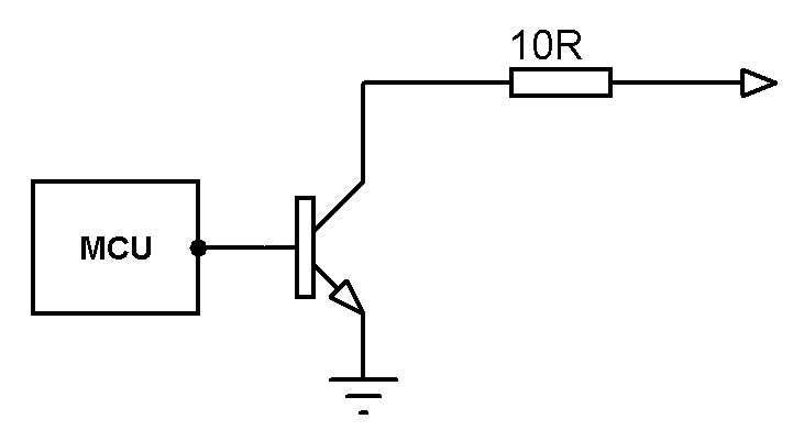 Channel diagram in "MINUS (100mA)" mode Channel diagram in “MINUS (100mA)” mode
