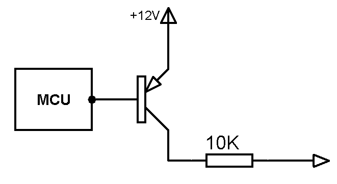 Channel diagram in "plus (1mA)" mode Channel diagram in “plus (1mA)” mode