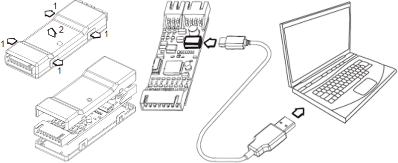 Controller housing and connection process