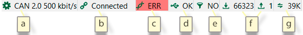 Status bar