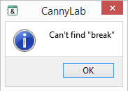 Couldn't find text you searched for.